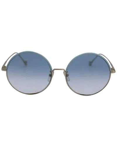 Loewe Lw40008u Round-frame Sunglasses (authentic Pre-loved) In Blue