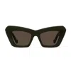 Loewe Lw 40036 I 96e Cat Eye Sunglasses In Black