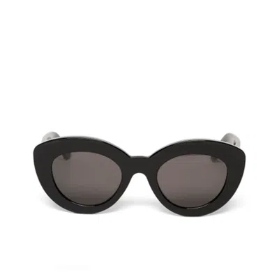 Loewe Lw40051i 5001a Acetate Sunglasses In Black