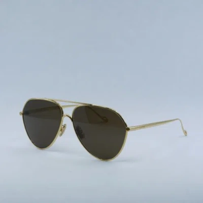 Pre-owned Loewe Lw40067u 30e Endura Gold/brown 64-13-140 Sunglasses Authentic