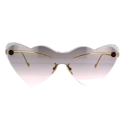 Loewe Lw40087 U Sunglasses In Gold