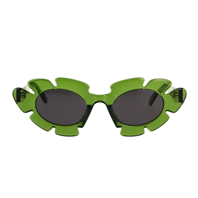 Loewe Lw40088 U Sunglasses In Green