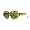 Loewe Logo Logo Sunglasses In Green