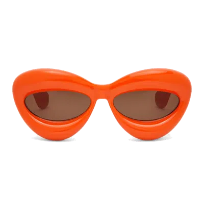 Loewe Lw40097 I Sunglasses In Orange