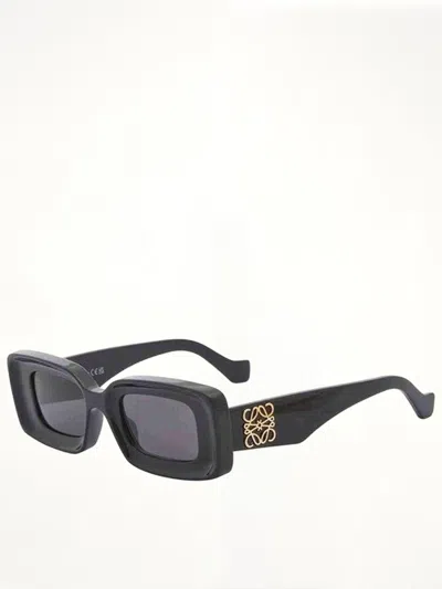 Loewe Lw40101i Acetate Sunglasses In Black