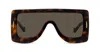 Loewe Brown Paula's Ibiza Dive In Mask Sunglasses In Havana