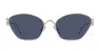 Loewe Gold Anagram Hexagonal Cat-eye Sunglasses In Metallic