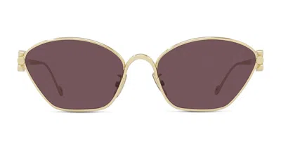 Loewe Lw40115u Anagram 30y Gold Sunglasses In Pink
