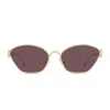 Loewe Lw40115u Anagram 30y Gold Sunglasses In Pink