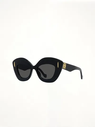 Loewe Lw40127f 4901a Acetate Sunglasses In Black