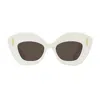 Loewe Lw40127i Anagram 25e Bianco Sunglasses