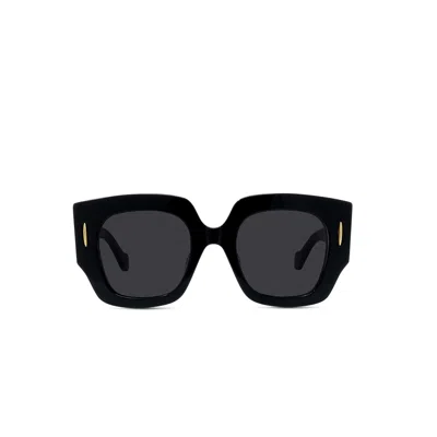 Loewe Lw40129u 5001a Acetate Sunglasses In Black