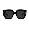Loewe Anagram 50mm Small Geometric Sunglasses In Nero