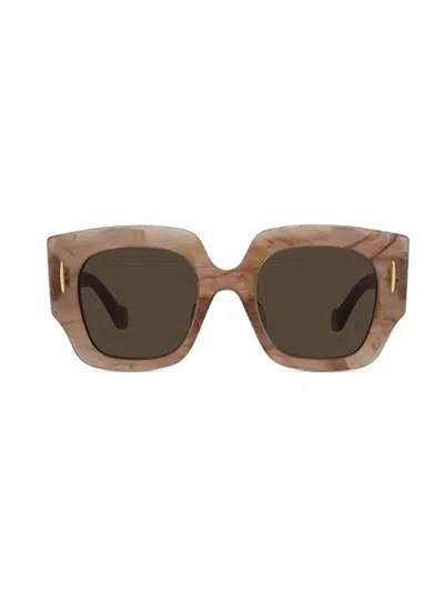 Loewe Lw40129u Sunglasses In Brown