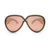 Loewe Lw40132i Paulas Ibiza 96c Verde Sunglasses In Black