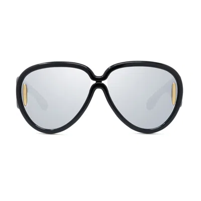 Loewe Lw40132i Paulas Ibiza 01c Nero Sunglasses In Black
