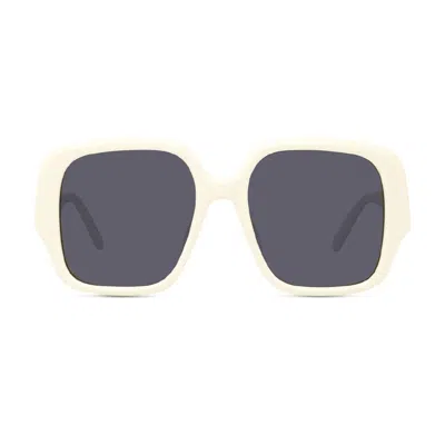 Loewe Lw40134u25a Square Full Rim Sunglasses In White