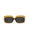 Loewe Multicolor Curved Logo Acetate Rectangle Sunglasses