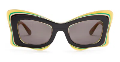 Loewe Lw40140u - Multicolor / Black Sunglasses