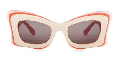 Loewe Lw40140u - White / Pink Sunglasses