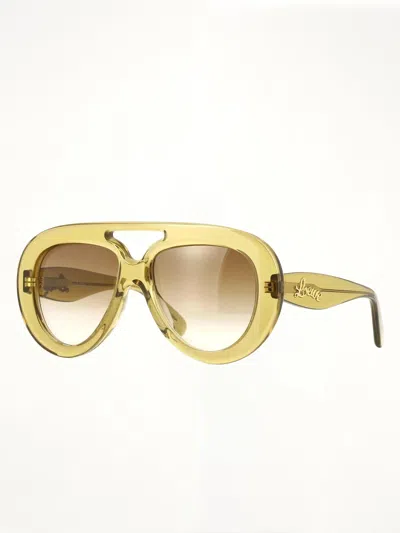 Loewe Lw40144u 5596f Sunglasses In Gold