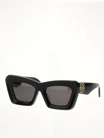 Loewe Lw40145f 5301a Acetate Sunglasses In Black