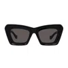 Loewe Cat Eye Sunglasses W/ Anagram In Black