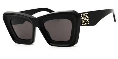 Loewe Lw40145i 01a Women's Sunglasses  Size 52 In Black