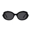 Loewe Lw40147i Slim 01a Nero Sunglasses In Yellow