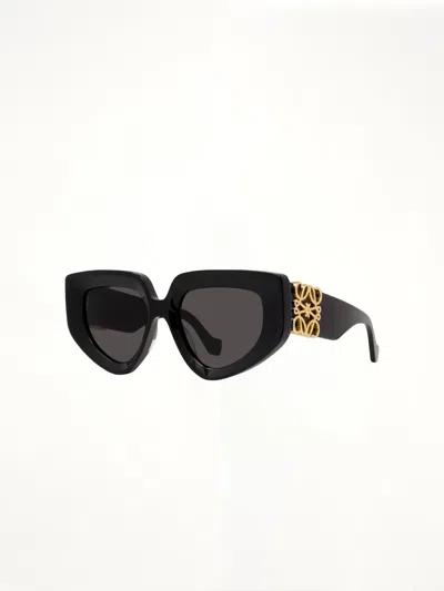 Loewe Lw40154u Acetate Sunglasses In Yellow