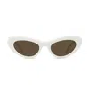 Loewe Slim Sunglasses In White