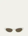 Loewe Lw40156uw Oval Sunglasses
