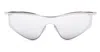 Loewe Signature Metal & Nylon Shield Sunglasses In Silver