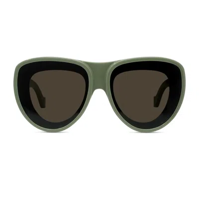 Loewe Lw40170u Signature 96e Verde Sunglasses In Green