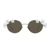 Loewe Lw40173u Signature 30e Oro Sunglasses In Gold