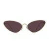Loewe Lw40179u Signature 30y Oro Sunglasses In Gold