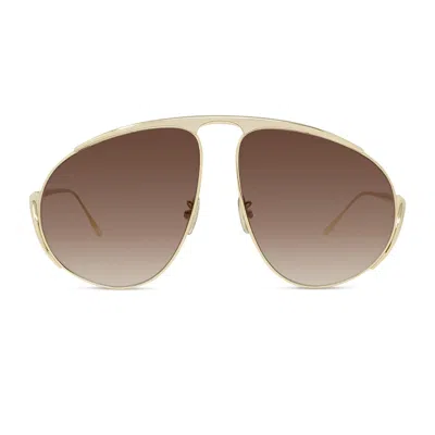 LOEWE LOEWE LW40180U SIGNATURE 30F ORO SUNGLASSES