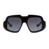 Loewe Lw40194i Anagram 52b Havana Scura Sunglasses In Black