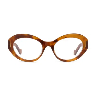 Loewe Lw50090i Anagram 053 Havana Glasses In Brown