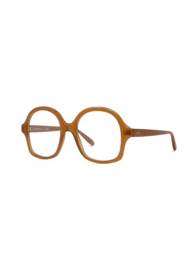Loewe Lw50105i Oversized Acetate Eyeglasses In Brown