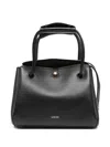 Loewe Madrid Medium Leather Handbag In Black