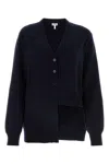 Loewe Cashmere Cardigan With Asymmetric Hemline