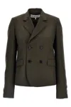 Loewe Wool Blazer With Buttoned Cuffs And Flap Pockets