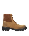 Loewe Man Ankle Boots Brown Size 9 Leather In Brown