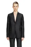 Loewe Wool And Silk Jacket In Black
