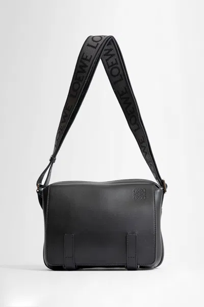 Loewe Xs Military Messenger Bag In Black