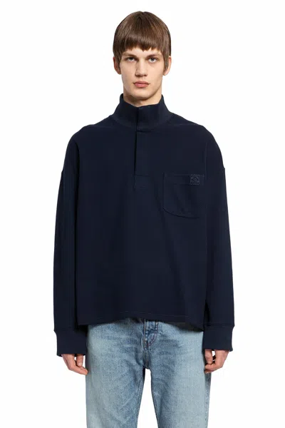 Loewe Man Blue Sweatshirts