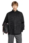 Loewe Mens Anagram Long-sleeve-cotton Shirt Black