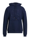 Loewe Man Sweatshirt Blue Size Xl Cotton, Polyester