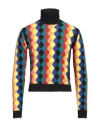 Loewe Multicolor Argyle Pattern Turtleneck Sweater In Multi